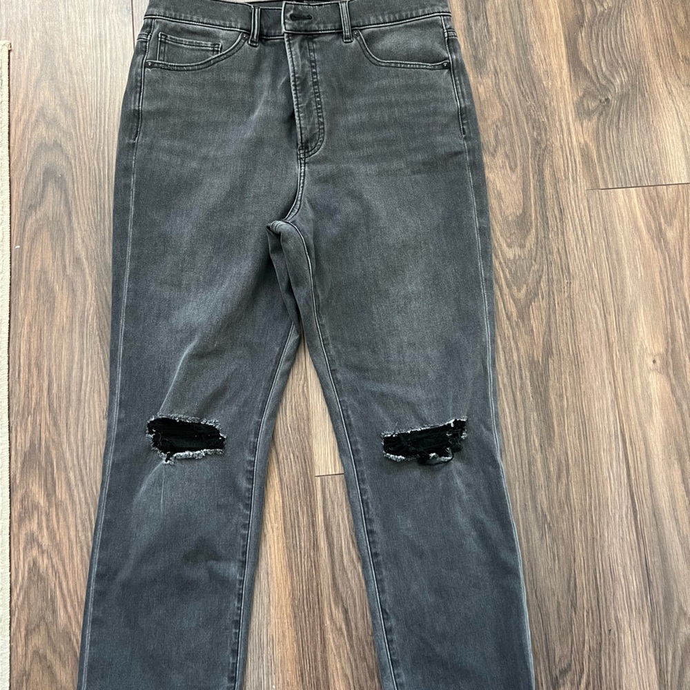 Express Distressed Black/Grey Jeans 👖🖤
